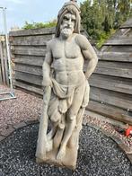 Tuinbeeld - Griekse God, Tuin en Terras, Tuinbeelden, Ophalen of Verzenden, Gebruikt, Beton, Mensenbeeld