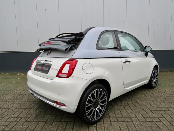 Fiat 500c 1.0 Hybrid Dolcevita *Bicolore *Big navi *Uniek, Auto's, Fiat, Bedrijf, Te koop, 500C, ABS, Airbags, Airconditioning