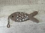 Te koop: Rivièra Maison vis met schelpen erop, decoratie, Ophalen of Verzenden, Nieuw