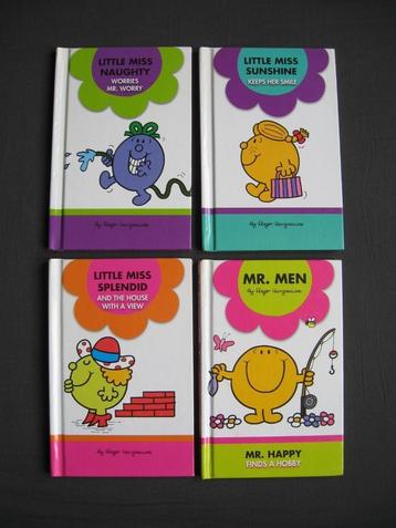 Roger Hargreaves - 4 Little Miss/Mr. (harde kaft boekjes) +1 beschikbaar voor biedingen