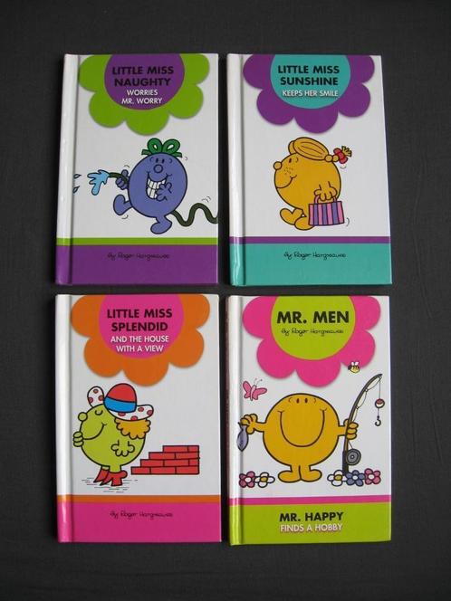 Roger Hargreaves - 4 Little Miss/Mr. (harde kaft boekjes) +1, Verzamelen, Stripfiguren, Gebruikt, Boek of Spel, Overige figuren