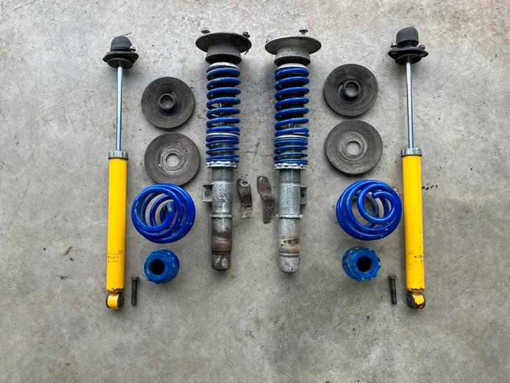 BMW e46 verlaging schoefset veren schokdempers, Auto-onderdelen, Ophanging en Onderstel, BMW, Gebruikt, Ophalen of Verzenden