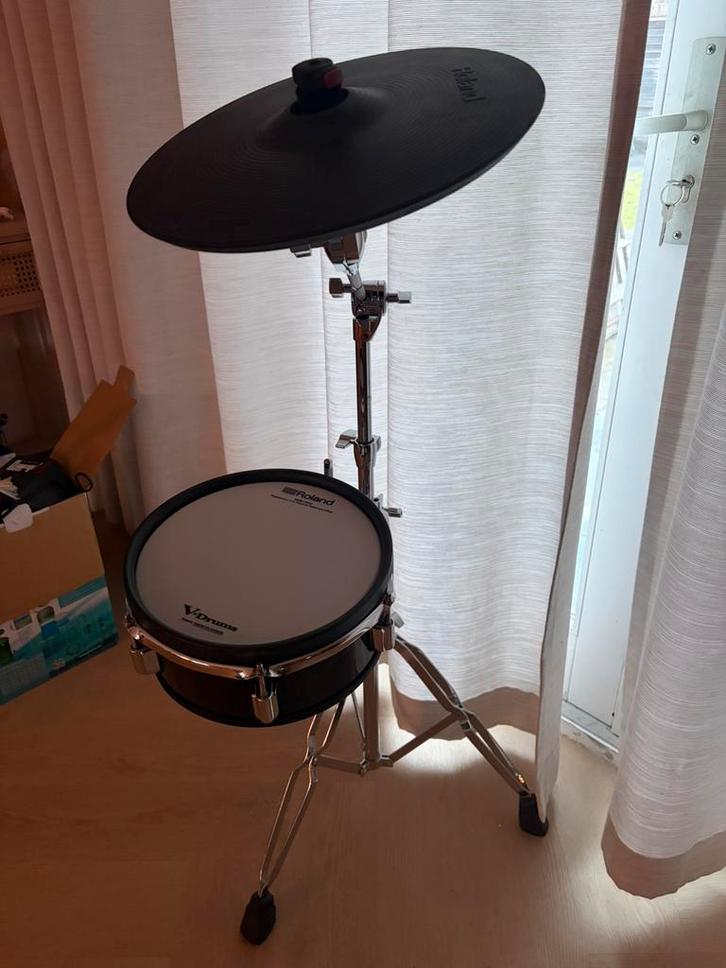 Roland PDA100L en CY12C op statief. Tevens CY18 ride, Muziek en Instrumenten, Drumstellen en Slagwerk, Gebruikt, Roland, Elektronisch