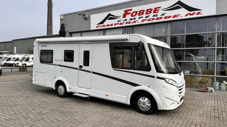 Zeer netjes met fransbed Dethleffs Advantage I 6601 Uit 2015, Caravans en Kamperen, Campers, Bedrijf, tot en met 4, Integraal