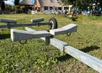Handtrailer Optimist Laser Rubberboot L 2,5m, Watersport en Boten, Boottrailers, Ophalen, Minder dan 1500 kg, Gebruikt, Open zeilboottrailer