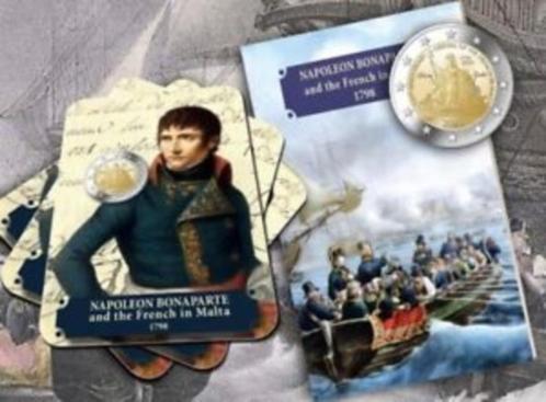 2 Euro Malta 2023 - Napoleon Bonaparte - BU Blister, Postzegels en Munten, Munten | Europa | Euromunten, Losse munt, 2 euro, Malta