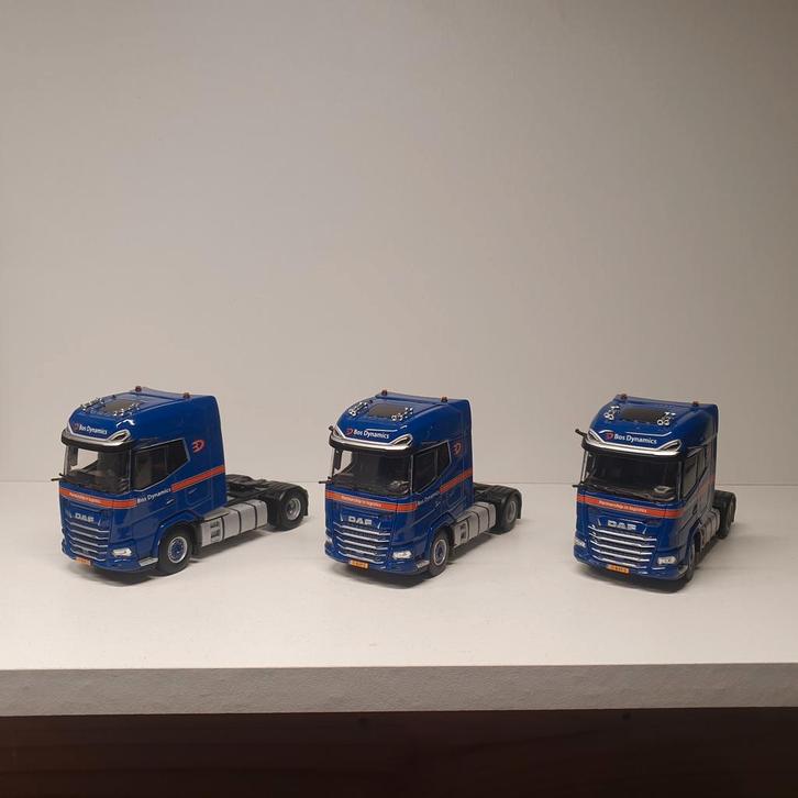wsi daf xg trekkers Bos dynamics, Hobby en Vrije tijd, Modelauto's | 1:50, Nieuw, Bus of Vrachtwagen, Wsi, Verzenden