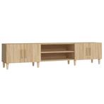 Tv-meubel 180x31,5x40 cm bewerkt hout sonoma eikenkleurig, Ophalen, Overige materialen, Minder dan 50 cm, Nieuw