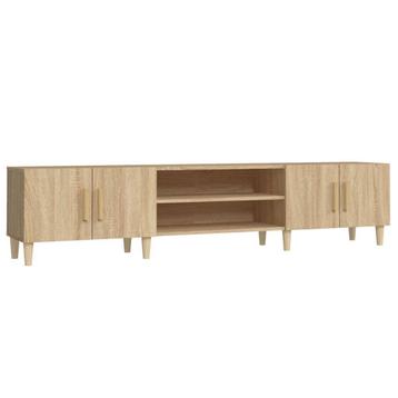 Tv-meubel 180x31,5x40 cm bewerkt hout sonoma eikenkleurig beschikbaar voor biedingen