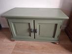 Groene dekenkist / kattenbak kast, Ophalen, Gebruikt