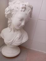 Borstbeeld aardewerk Shabbychic, Antiek en Kunst, Curiosa en Brocante, Ophalen of Verzenden