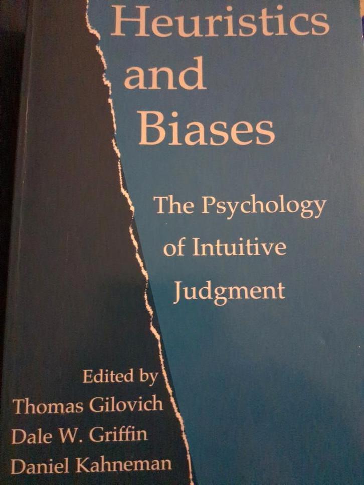 Heuristics and Biases - Psychologie, Boeken, Psychologie, Ophalen of Verzenden