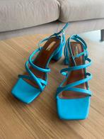 Mooie blauwe hakken - sandalen - pumps, Ophalen of Verzenden, Zo goed als nieuw, Blauw, Sandalen of Muiltjes