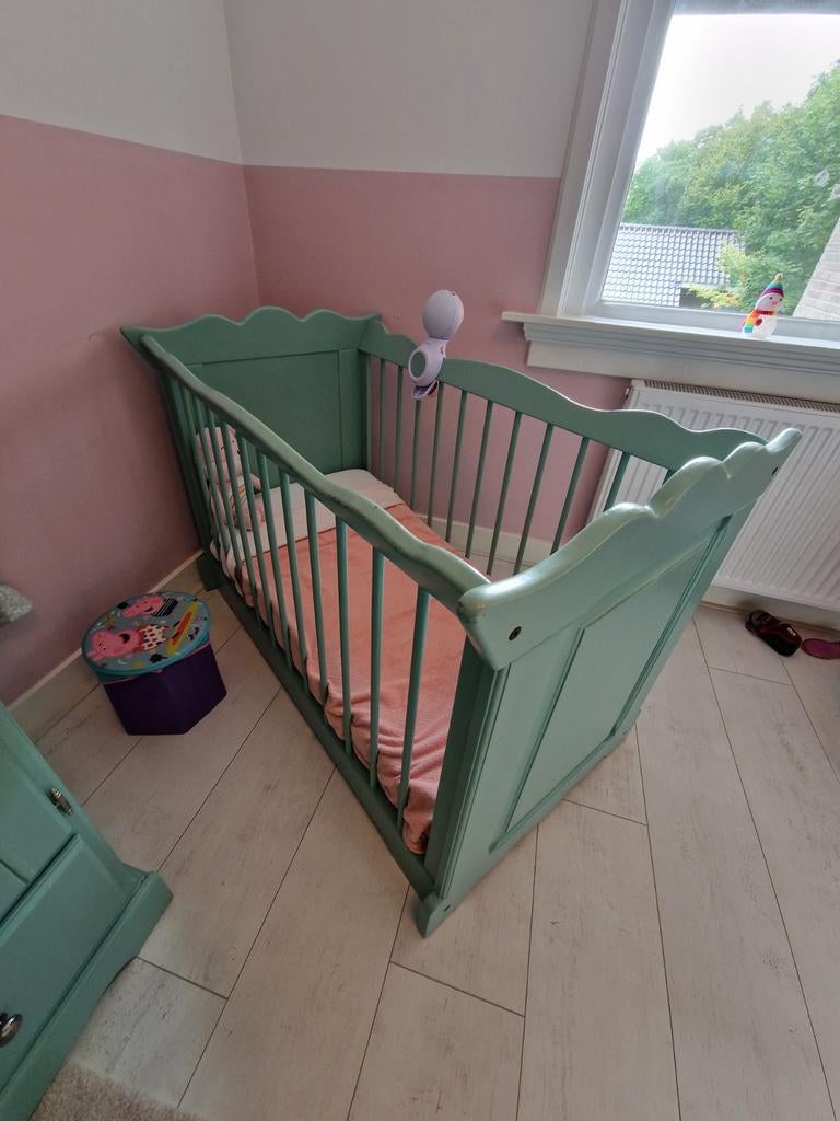 Authentiek baby ledikant 120x60, Ophalen, Gebruikt, Ledikant