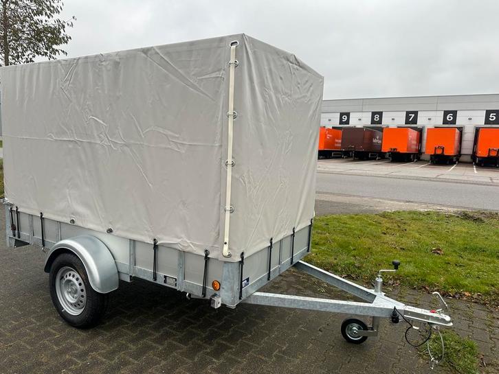 aluminium aanhanger met huif, Auto diversen, Aanhangers en Bagagewagens, Nieuw, Ophalen