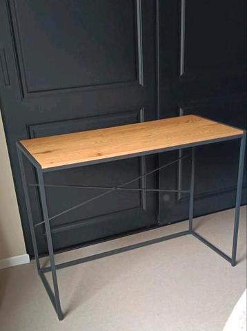 Nieuw Bureau - Eiken Blad, Stalen Onderstel beschikbaar voor biedingen