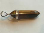 Hanger punt Tijgeroog, Sieraden, Tassen en Uiterlijk, Edelstenen, Ophalen of Verzenden, Nieuw