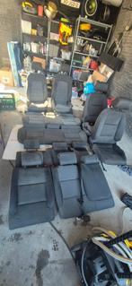 Audi A3 8P 8PA 2x volledige stoelen en achterbank set Stof, Auto-onderdelen, Interieur en Bekleding, Ophalen, Gebruikt, Audi