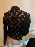 MISS SIXTY blouse met kant maat S origineel zgan, Zwart, Zo goed als nieuw, Maat 36 (S), Miss sixty