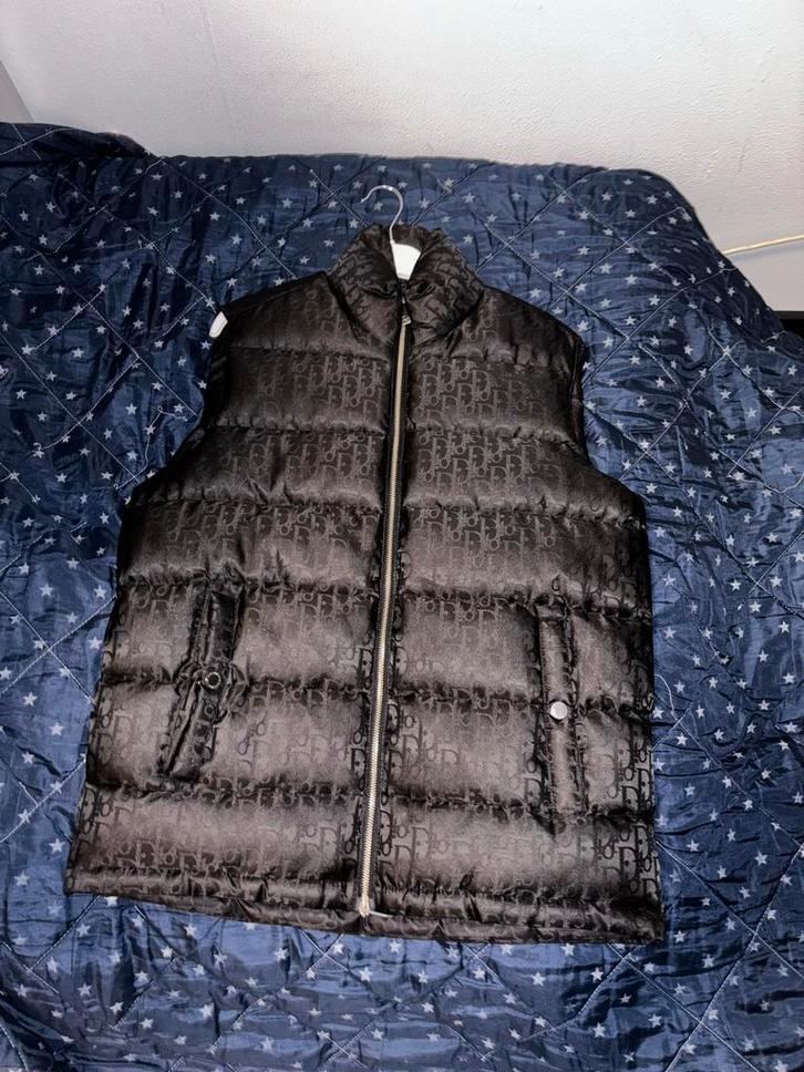 Christian Dior Oblique Bodywarmer - Stijlvol en Warm!, Kleding | Heren, Bodywarmers, Nieuw, Maat 46 (S) of kleiner, Zwart, Ophalen