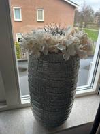 2 vazen, Tuin en Terras, Ophalen, Rond, Zo goed als nieuw, Minder dan 25 cm