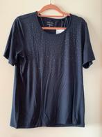 Blauw Canda shirt met steentjes - Maat M, Maat 38/40 (M), Blauw, Nieuw, Ophalen of Verzenden