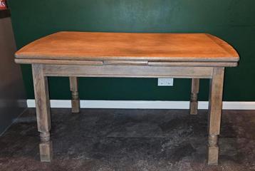 Massief Eiken Eettafel - Uitschuifbaar beschikbaar voor biedingen