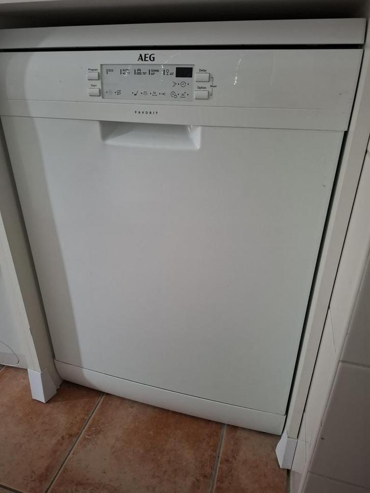 Aeg Vaatwasser - Gebruikt 2 jaar oud, Witgoed en Apparatuur, Vaatwasmachines, Gebruikt, Vrijstaand, 85 tot 90 cm, 60 cm of meer