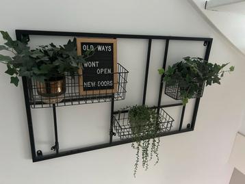 Wandrek XL met mandjes - 90x55 cm beschikbaar voor biedingen