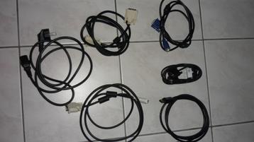 VGA -dvi -Kabels -stroom- display kabel-Sata-ide beschikbaar voor biedingen