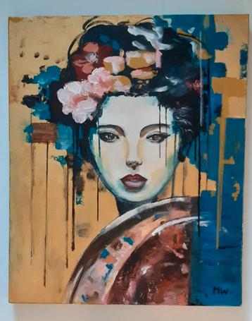 Geisha  60-50cm. 3D beschikbaar voor biedingen