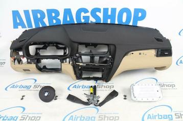 Airbag set Dashboard zwart/beige BMW X4 F26 (2014-2018)