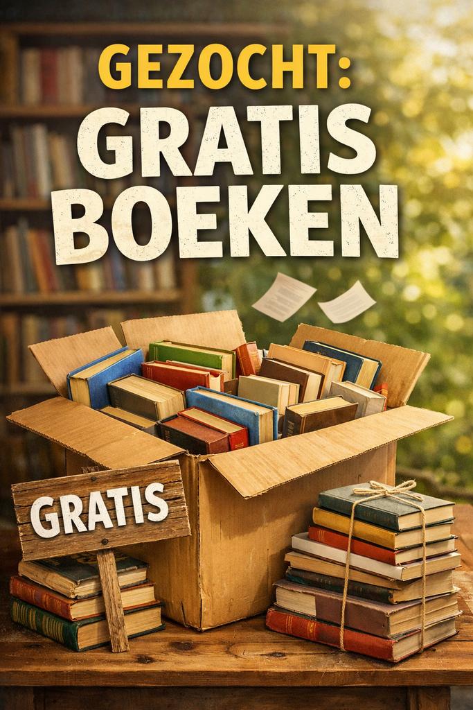Gezocht: gratis boeken, Ophalen, Zo goed als nieuw
