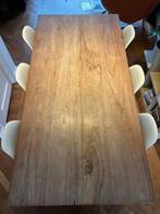 Teak Houten Eettafel - Robuust en Stijlvol, Ophalen, Gebruikt, Teakhout, 50 tot 100 cm