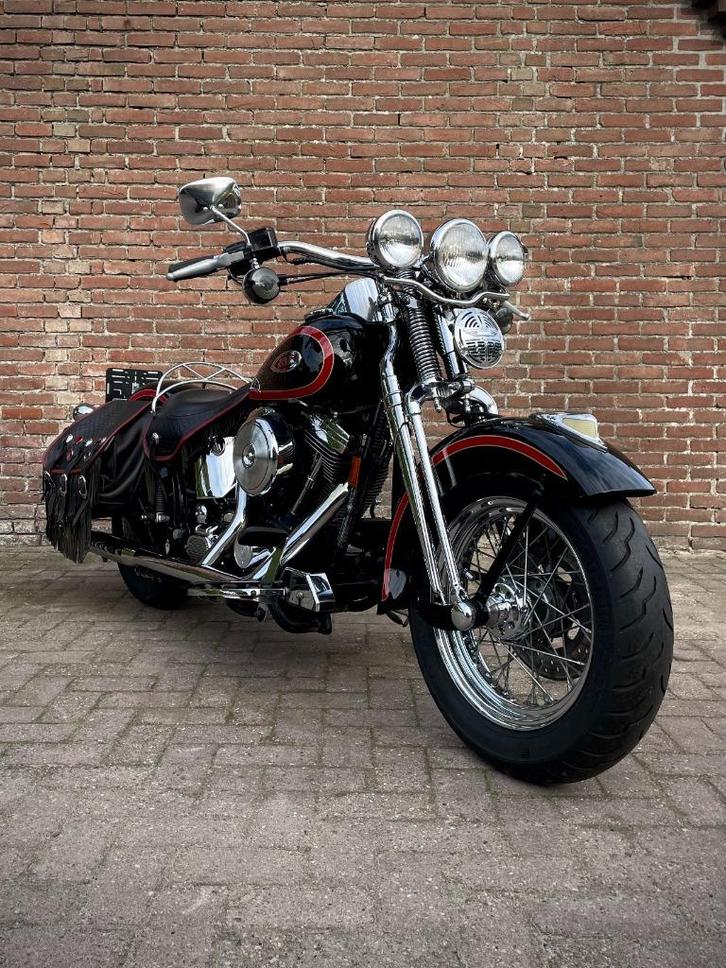 HARLEY DAVIDSON FLSTS HERITAGE SPRINGER 1998 TOPSTAAT!!!, Motoren, Motoren | Harley-Davidson, Bedrijf, Chopper, meer dan 35 kW