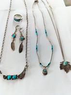 Prachtige antieke zilveren Navajo sieraden., Verzenden, Zilver