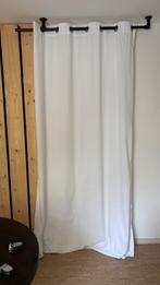 Kant en klaar gordijn Bruno wit, Huis en Inrichting, 100 tot 150 cm, 200 cm of meer, Wit, Ophalen of Verzenden