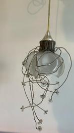 Lamp met matglas, Huis en Inrichting, Lampen | Hanglampen, Ophalen, Zo goed als nieuw, Glas, Minder dan 50 cm