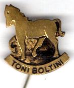 Circus Toni Boltini zwart op koper paard speldje ( N_047 ), Verzenden, Nieuw, Transport, Speldje of Pin