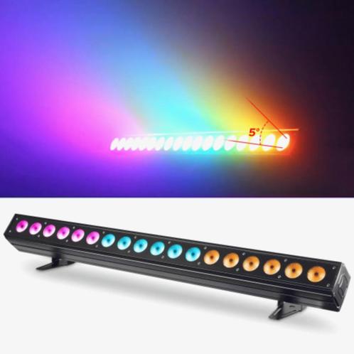 DJLicht 180W RGB Led Bar 6 in 1 105cm, Muziek en Instrumenten, Licht en Laser, Nieuw, Licht, Geluidgestuurd, Kleur, Stroboscoopeffect