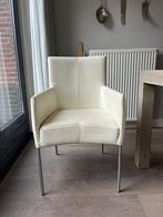 Eetkamer stoel leer, Vijf, Zes of meer stoelen, Modern, Leer, Wit