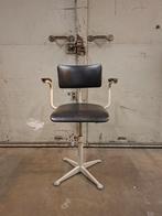 Vintage Ahrend Cirkel Architect bureaustoel 1922 zwart wit, Ophalen, Gebruikt, Zwart, Bureaustoel