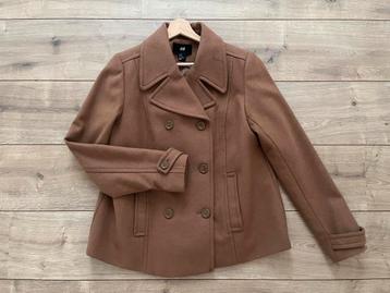 Mooie H&M jas maat 40 bruin cognac zgan! Herfstjas beschikbaar voor biedingen