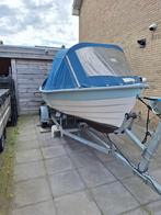 Askeladden 14/2210 met 8 pk Mercury en kanteltrailer, Watersport en Boten, Vis- en Consoleboten, Ophalen, Gebruikt, Tot 10 pk