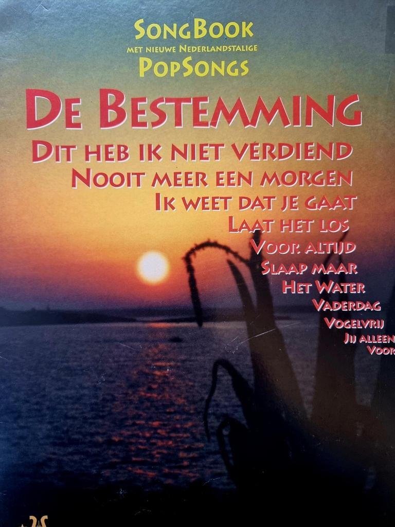 Nederlandstalige PopSongs - De Bestemming, Muziek en Instrumenten, Bladmuziek, Ophalen of Verzenden, Zo goed als nieuw, Thema