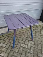 nieuwe fermob tafel 80x80 4 poots plum, rose praline, Ophalen, Nieuw, Rechthoekig, Aluminium