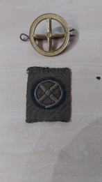 Chauffeur jaren 40/50, Verzamelen, Ophalen of Verzenden, Landmacht, Nederland, Embleem of Badge