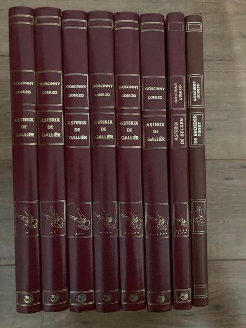Asterix en Obelix collectie in 8 kunstleren gebonden banden, Boeken, Stripboeken, Zo goed als nieuw, Meerdere stripboeken, Ophalen of Verzenden