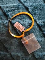 Lucardi Stalen goldplated fantasiearmband (20cm), Ophalen of Verzenden, Nieuw, Goud, Staal