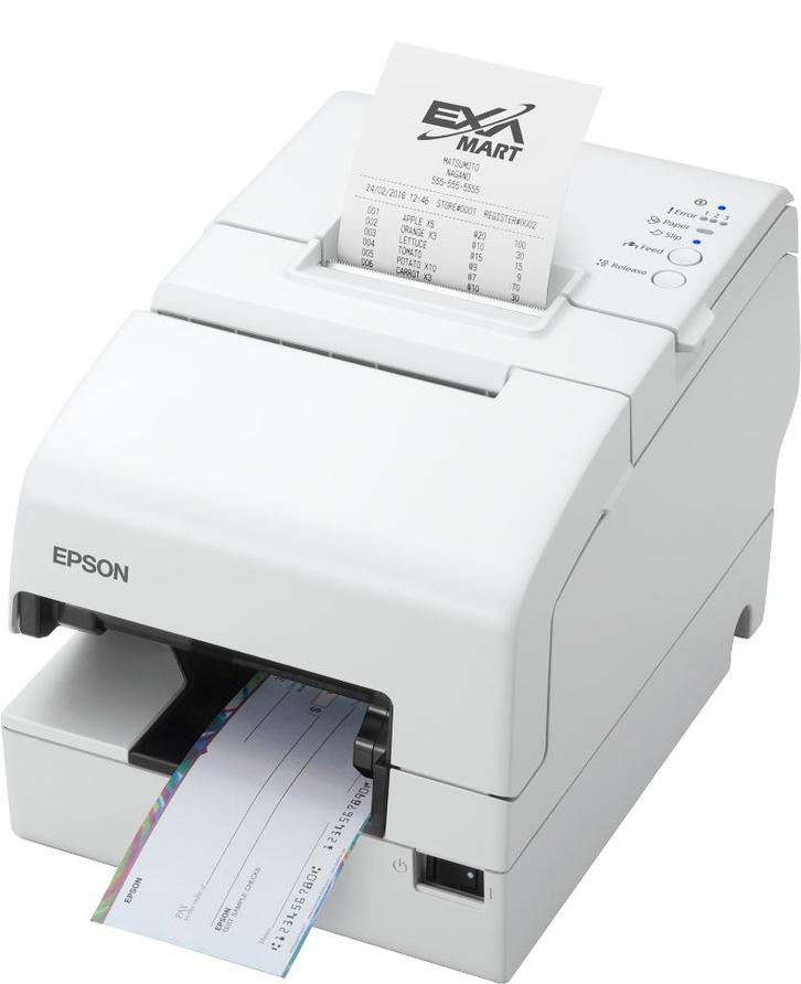 Epson TM-H6000V MICR, cutter, USB, USB Host, C31CG62213P1, Computers en Software, Pocketprinters, Nieuw, Verzenden